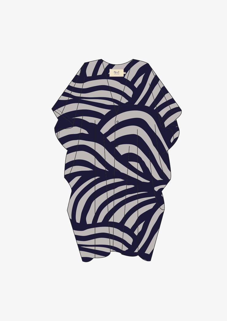 Secondary product image for "Leya Kaftan Windy Wave"